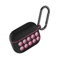 Silicone Airpods Pro Case with Hollow Dots, Dark