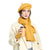 HIMODA french beret scarf gloves set- 3 pcs- yellow
