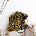Medium Leopard Shopper Shoulder Bag