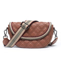 Quilted Saddle Crossbody Bag