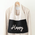 Lite Knitted Shopper Bag - Happy